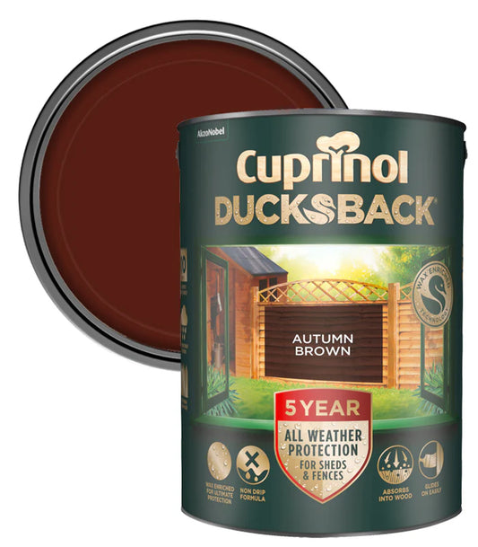 CUPRINOL 5 YEAR DUCKSBACK AUTUMN BROWN 5L