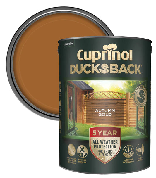 CUPRINOL 5 YEAR DUCKSBACK AUTUMN GOLD 5L
