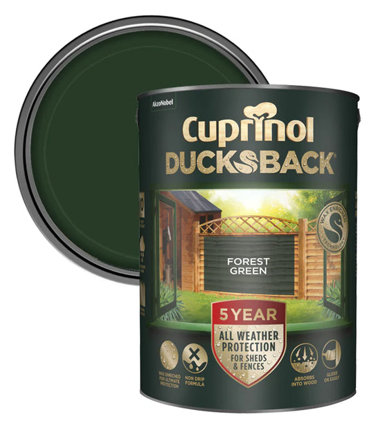 CUPRINOL 5 YEAR DUCKSBACK FOREST GREEN 5L