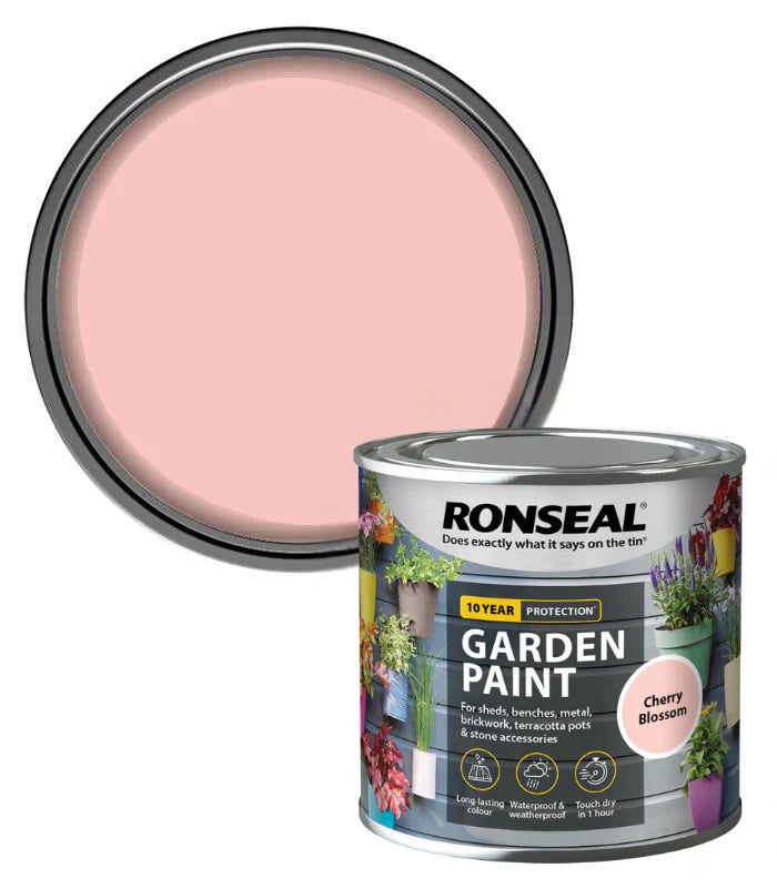 RONSEAL GARDEN PAINT - CHERRY BLOSSOM 250ML