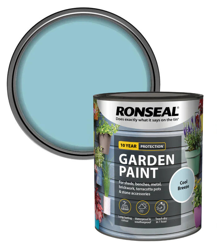 RONSEAL GARDEN PAINT - COOL BREEZE 750ML