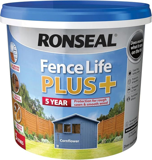 RONSEAL FENCE LIFE PLUS CORNFLOWER 5L