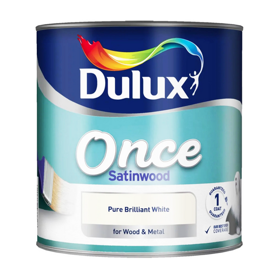 DULUX ONCE SATINWOOD BRW 2.5L