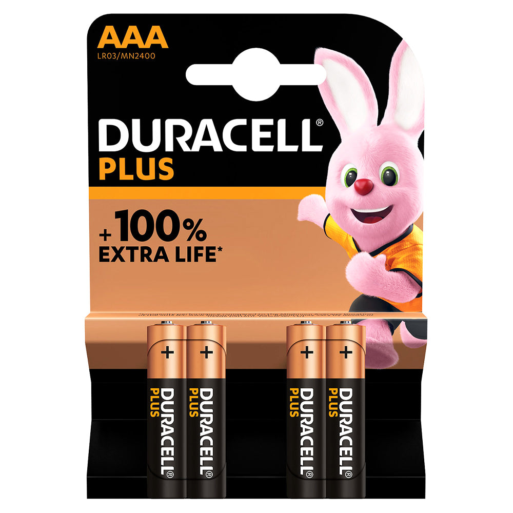 DURACELL AAA BATTERIES 4 PACK