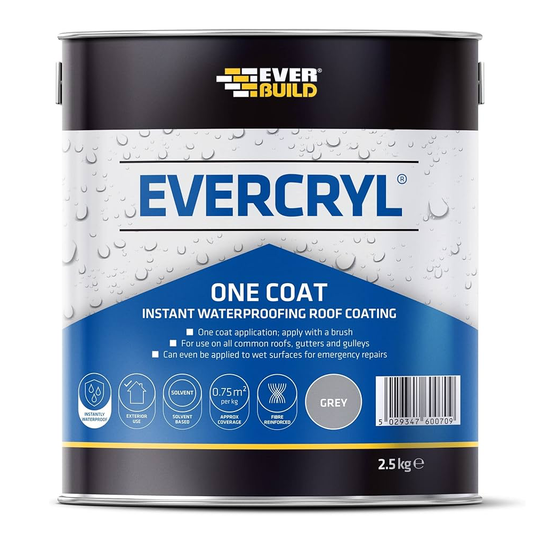 EVERCRYL ONE COAT  GREY 2.5kg