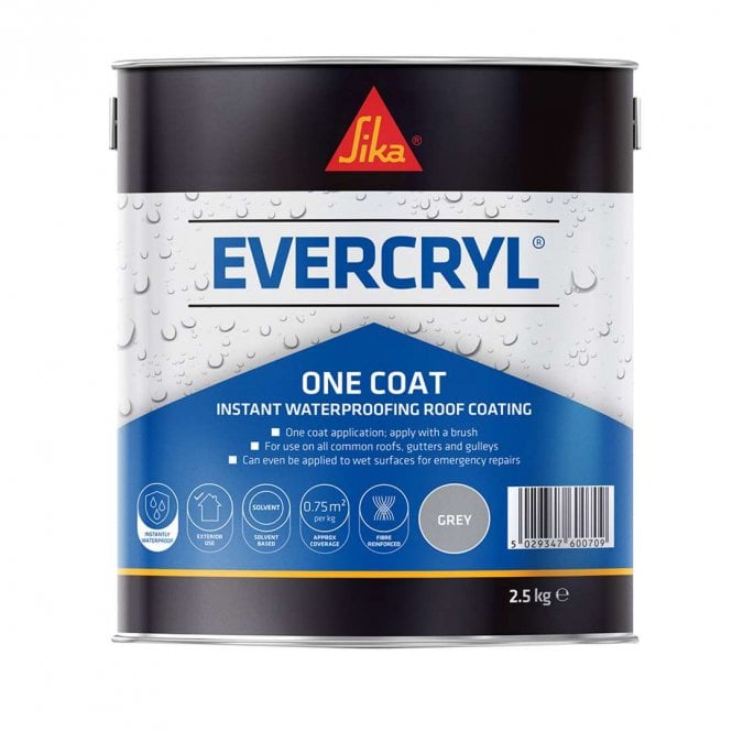 SIKA EVERVRYL ONE COAT - GREY 2.5kg