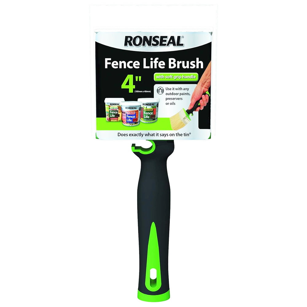 FENCELIFE BRUSH SOFT GRIP 4IN 100MM