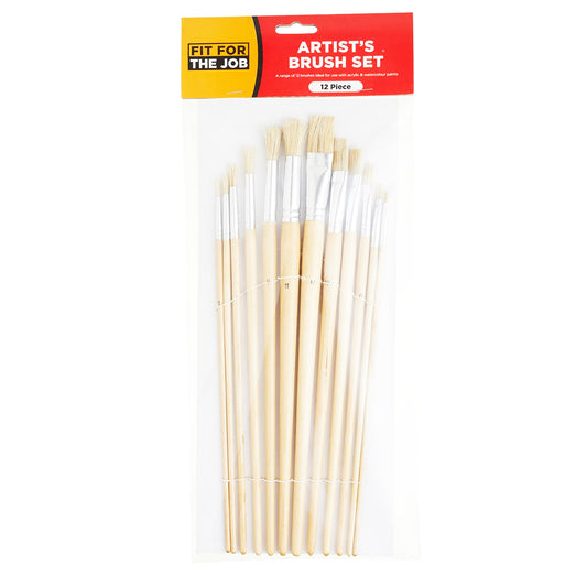 FFJ 12 PCE ARTIST BRUSH SET