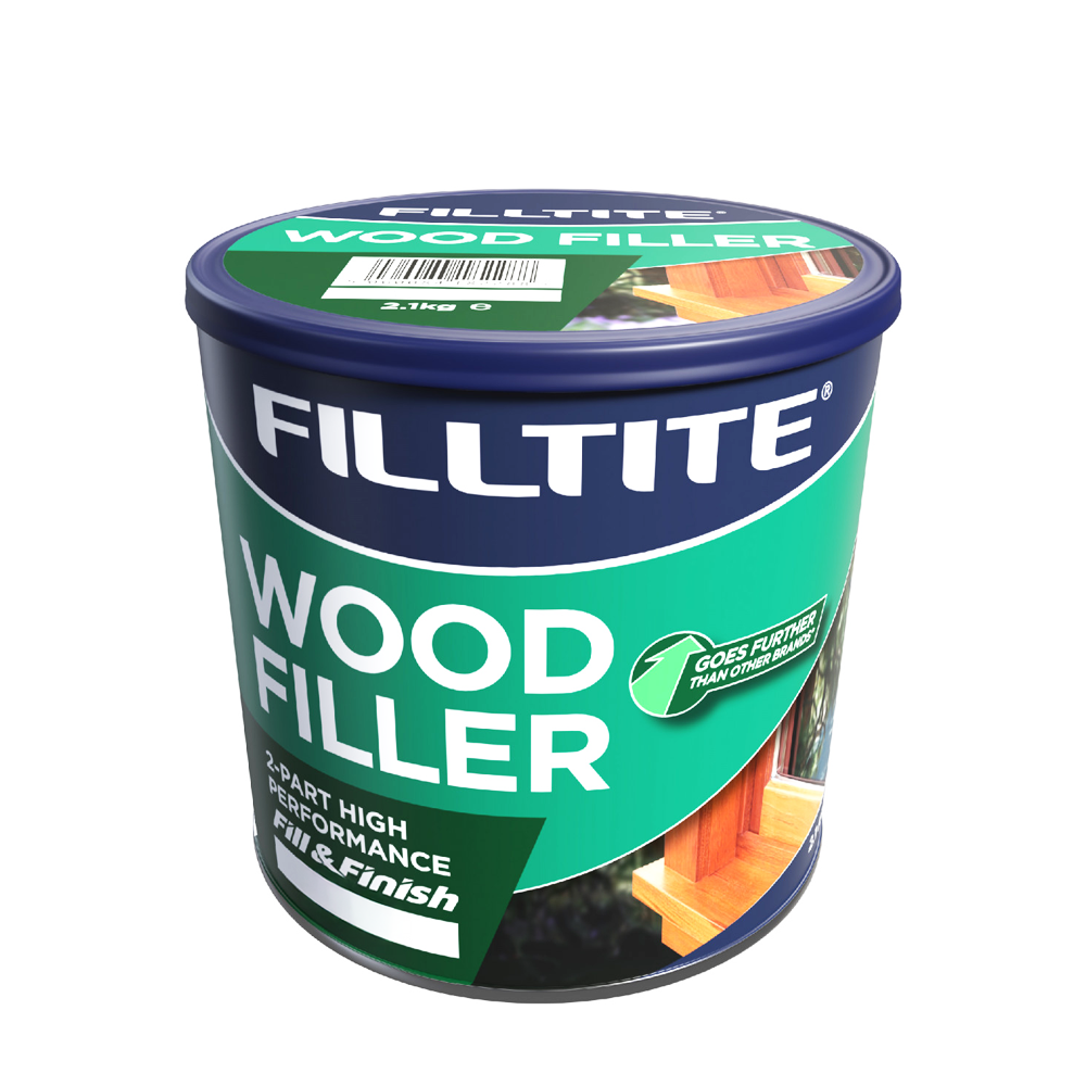 FILLTITE HP 2PT WOOD FILLER 2.1KG NAT STYRENE FREE