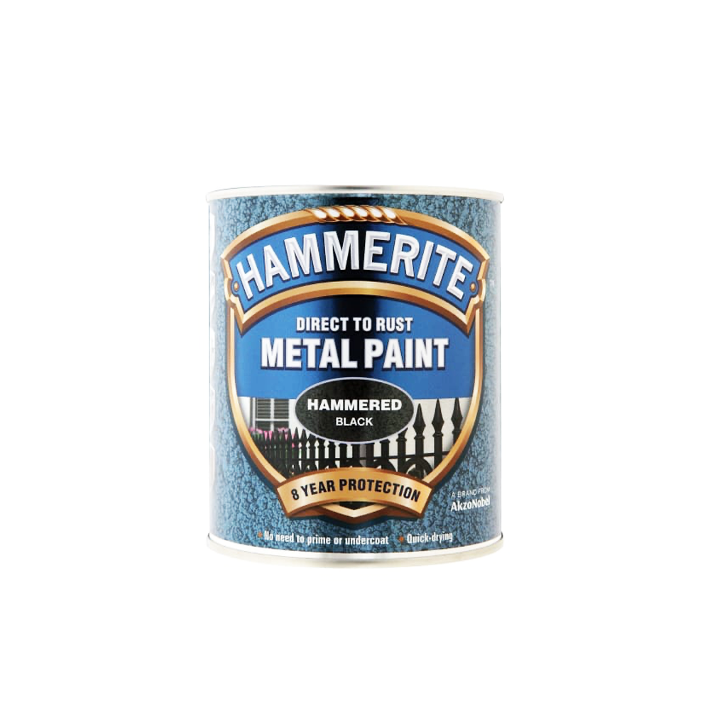 HAMMERITE HAMMERED BLACK 750ML