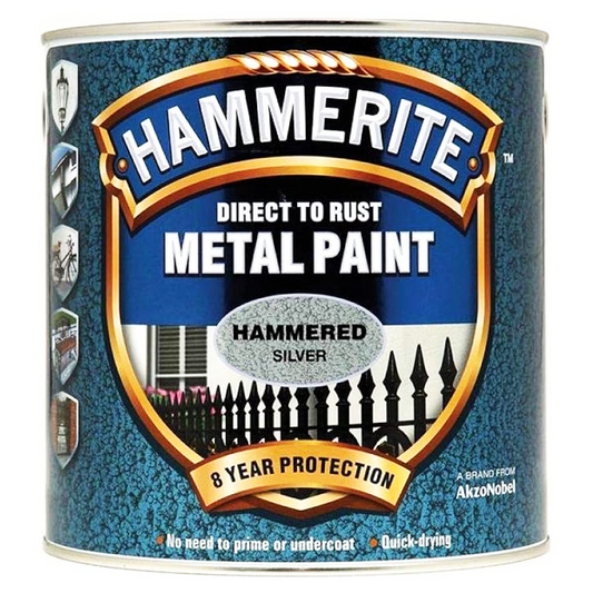 HAMMERITE HAMMERED SILVER 2.5L