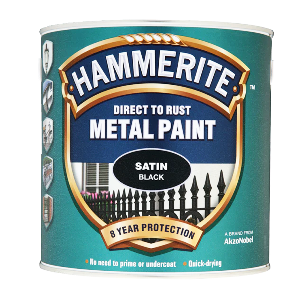 HAMMERITE SATIN BLACK 2.5LT