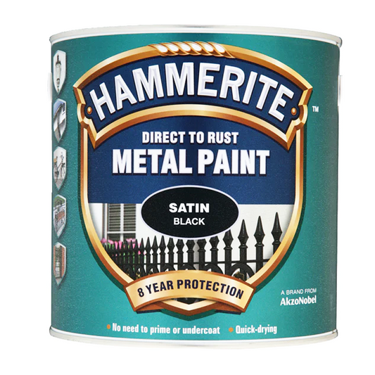 HAMMERITE SATIN BLACK 250ML
