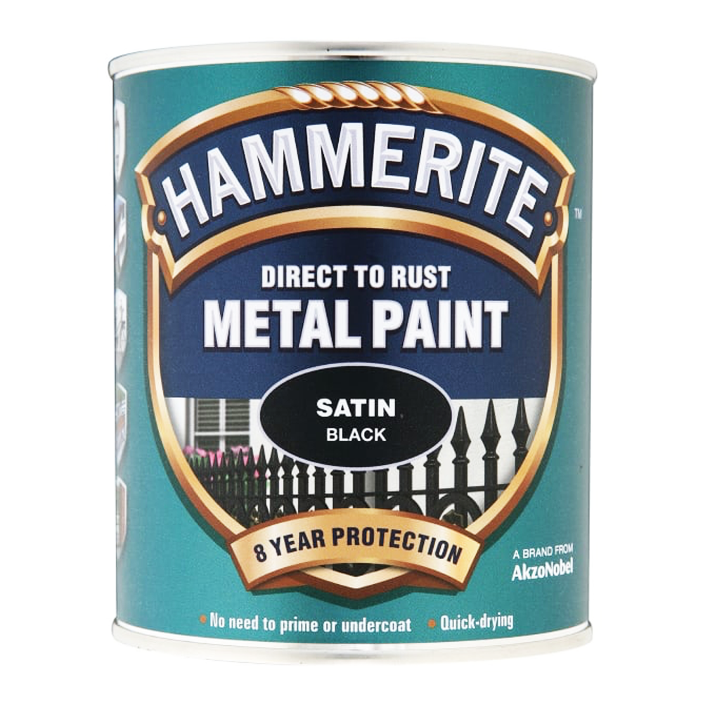 HAMMERITE SATIN BLACK 750ML