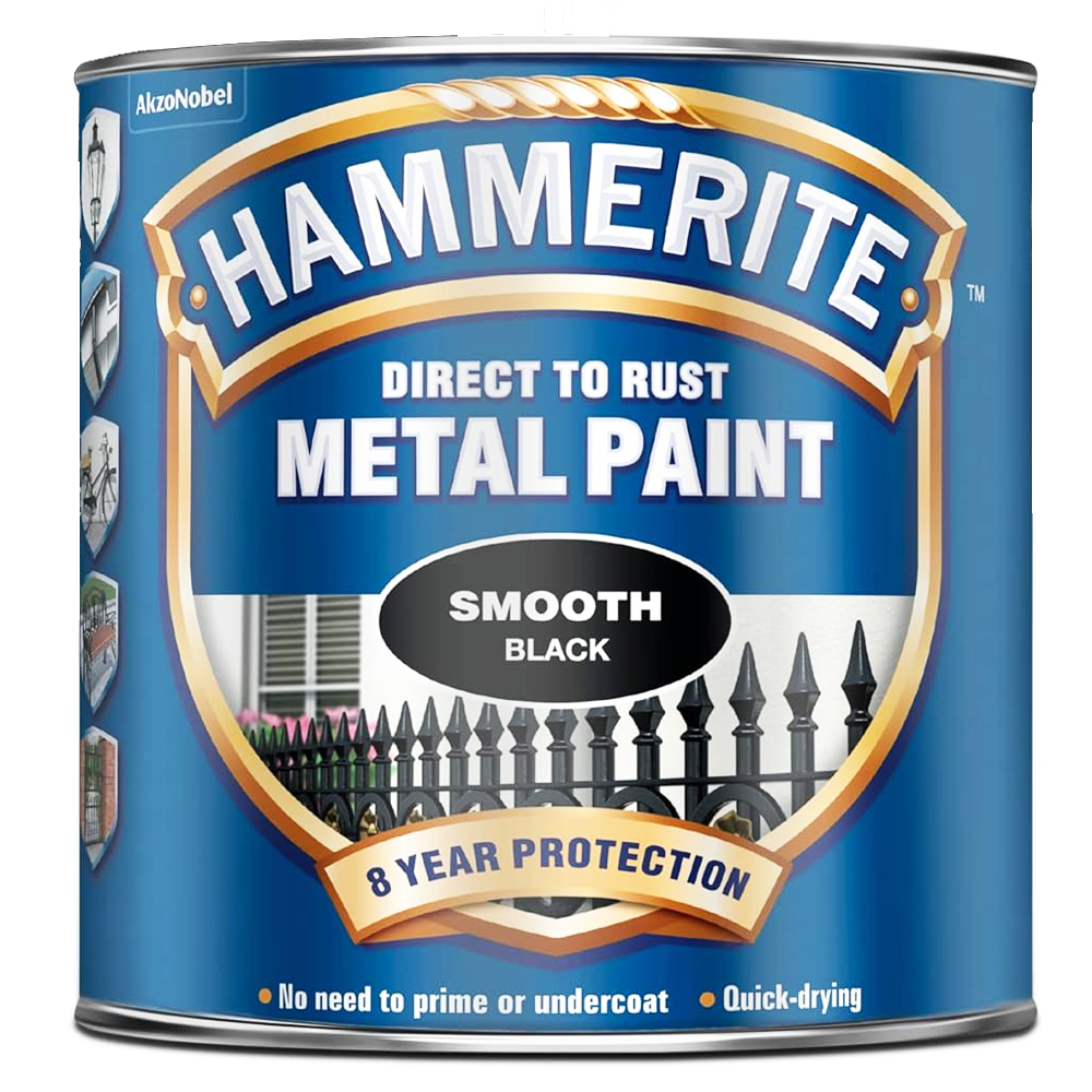 HAMMERITE SMOOTH BLACK 2.5L