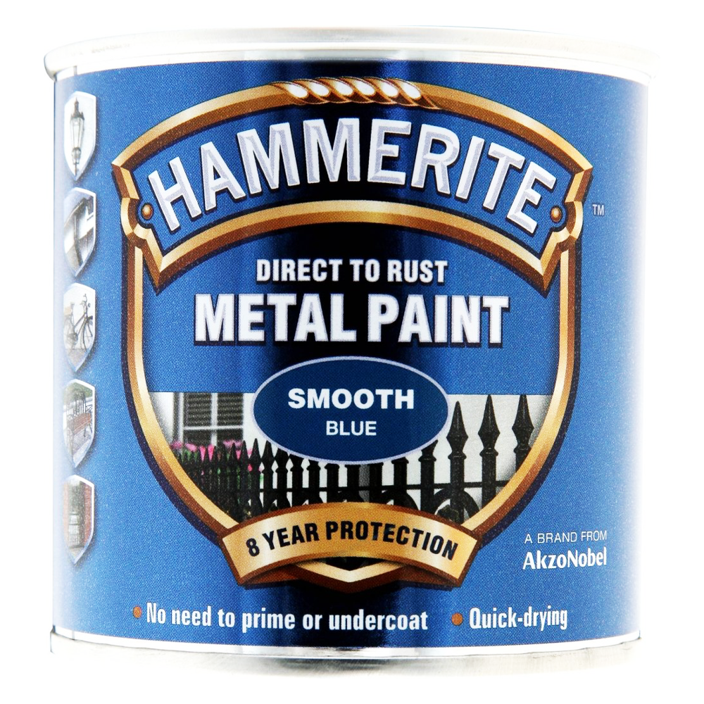 HAMMERITE SMOOTH BLUE 250ML