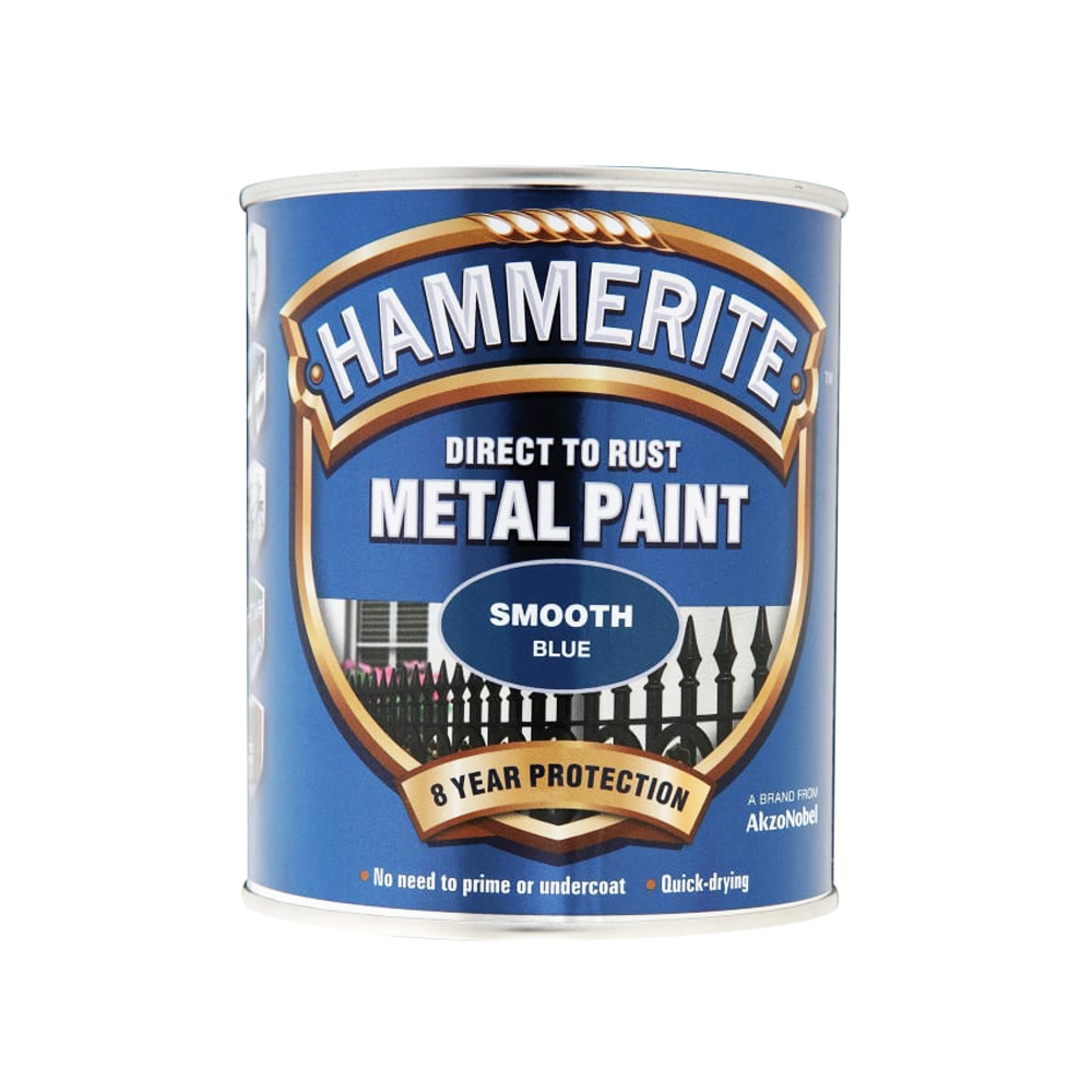 HAMMERITE SMOOTH BLUE 750ML