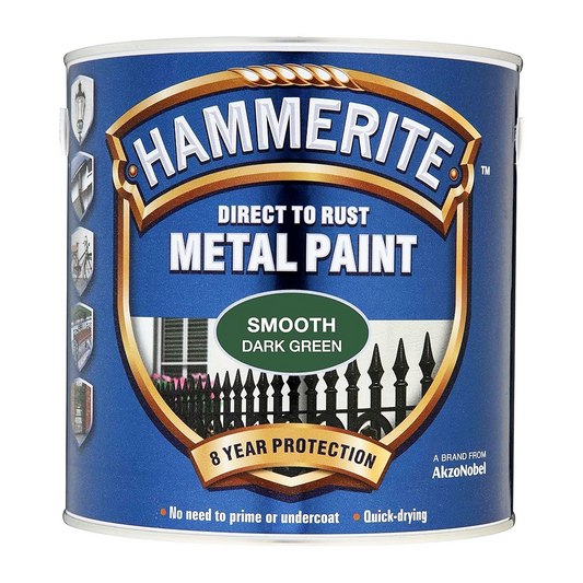 HAMMERITE SMOOTH DARK GREEN 2.5L