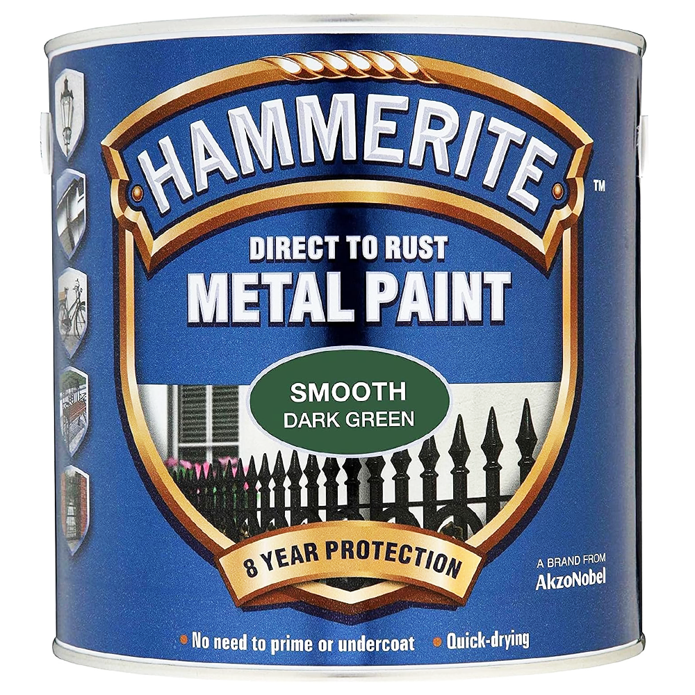 HAMMERITE SMOOTH DARK GREEN 750ML