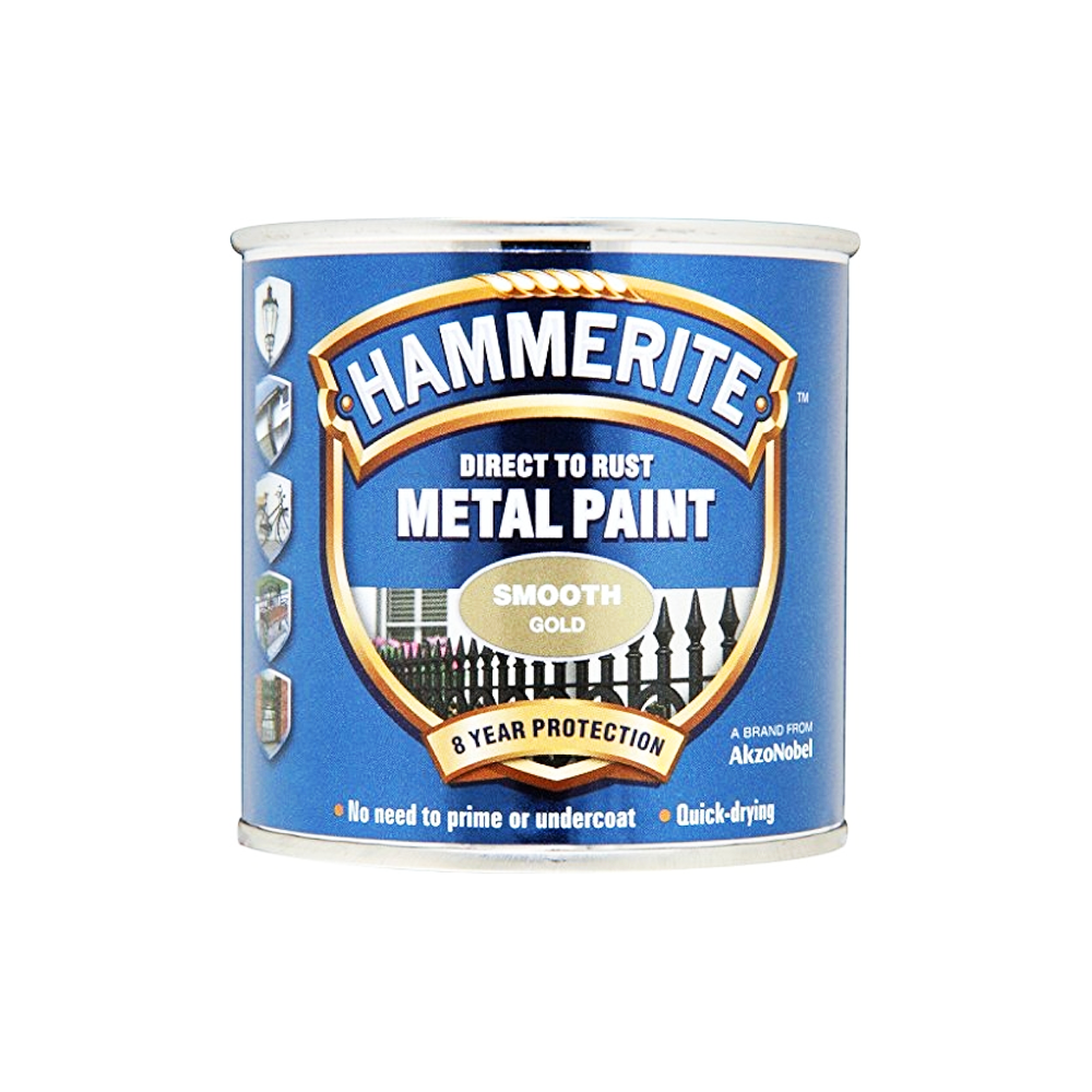 HAMMERITE SMOOTH GOLD 250ML