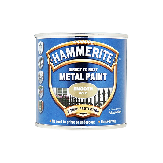 HAMMERITE SMOOTH GOLD 250ML