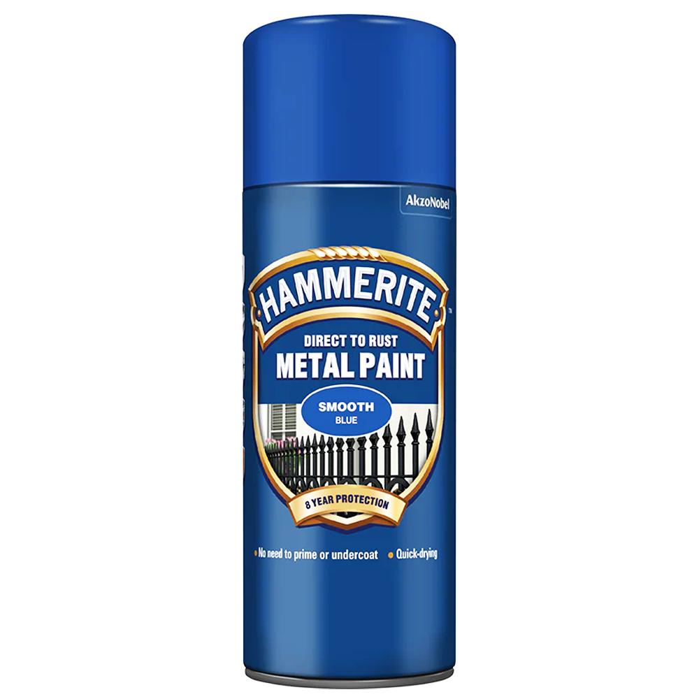 HAMMERITE SMOOTH SPRAY BLUE 400ML
