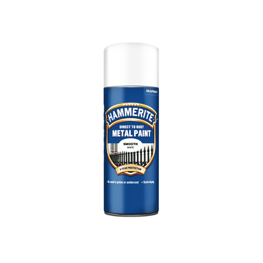 HAMMERITE SMOOTH SPRAY WHITE 400ML