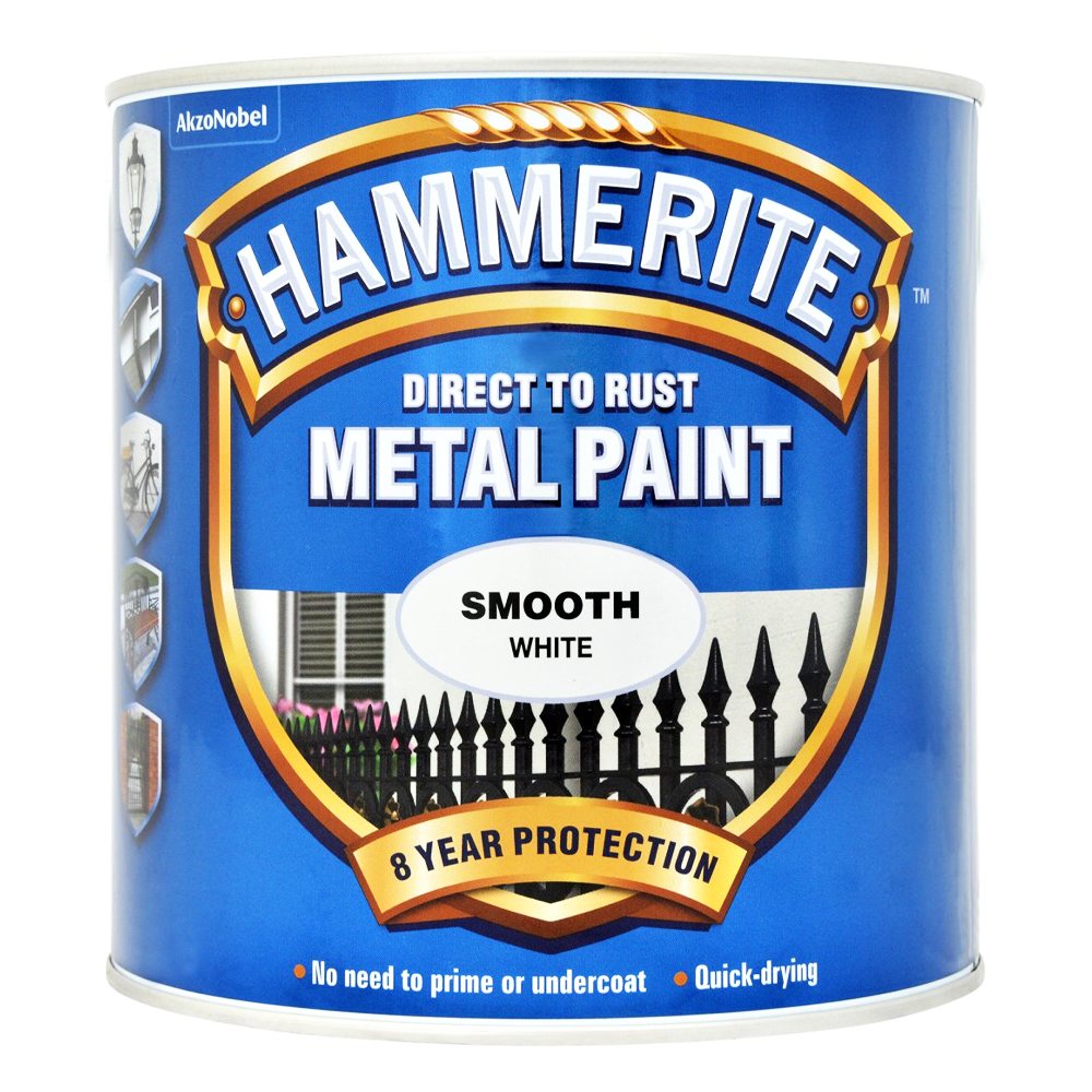 HAMMERITE SMOOTH WHITE 2.5L