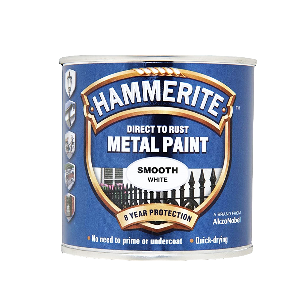 HAMMERITE SMOOTH WHITE 250ML