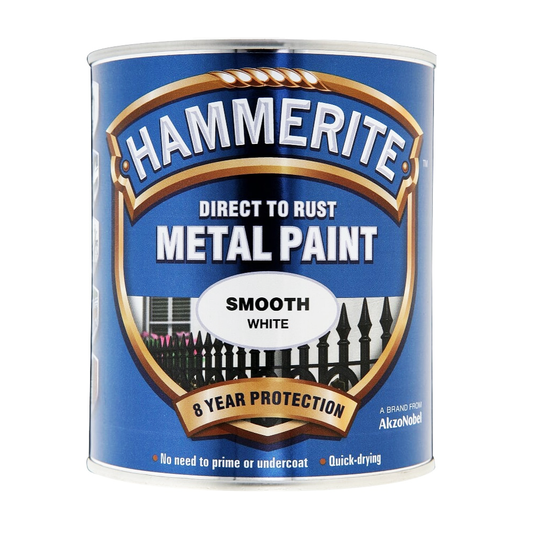 HAMMERITE SMOOTH WHITE 750ML