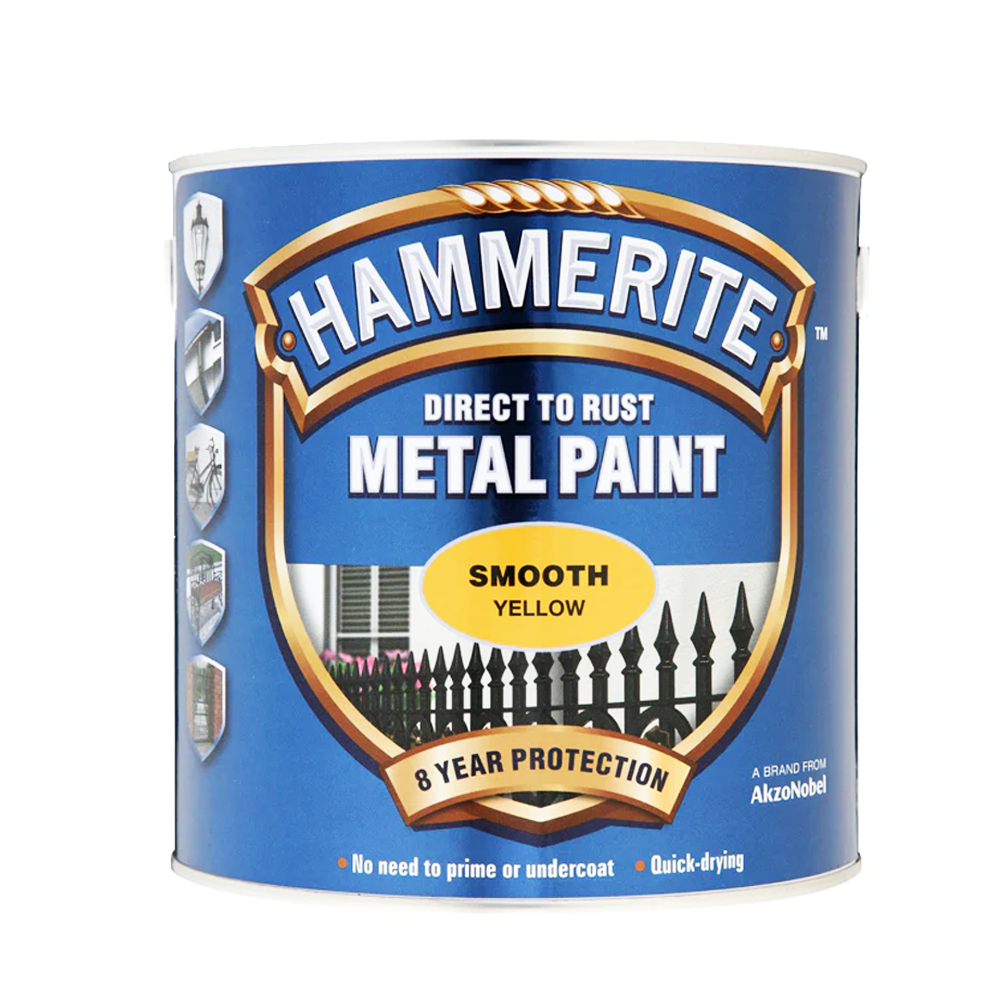 HAMMERITE SMOOTH YELLOW 2.5L
