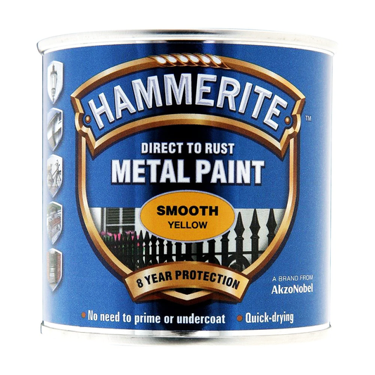 HAMMERITE SMOOTH YELLOW 250ML