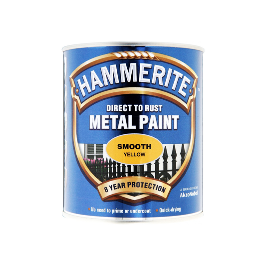 HAMMERITE SMOOTH YELLOW 750ML