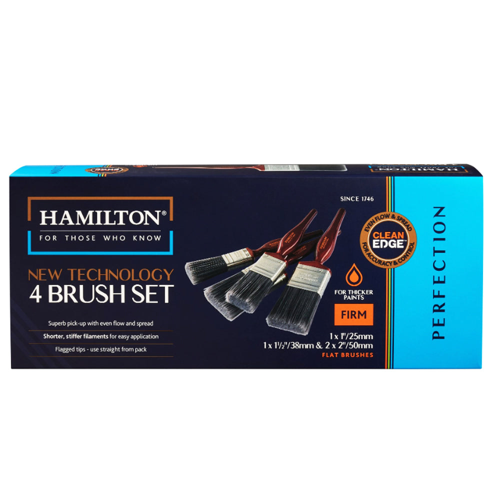 HAM PERF PURE BRISTLE TWIN PACK SET OF 4