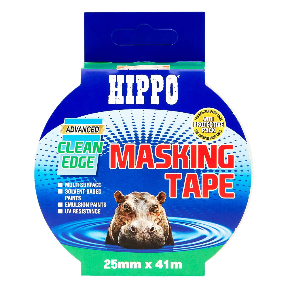 HIPPO CLEAN EDGE MASKING TAPE 25MM