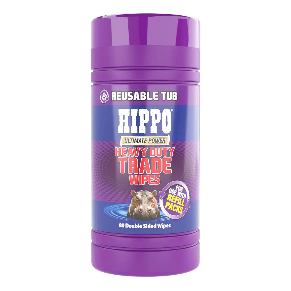 HIPPO HEAVY DUTY LARGE WIPES 80 PACK