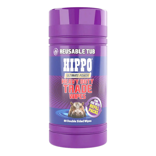 HIPPO HEAVY DUTY LARGE WIPES 80 PACK