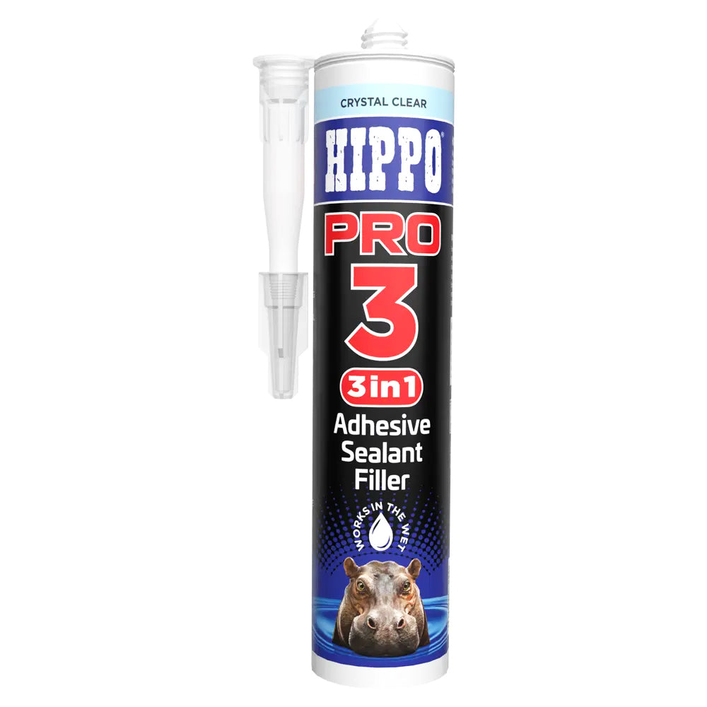 HIPPO PRO3 SEALANT & ADHESIVE CLEAR 290ML