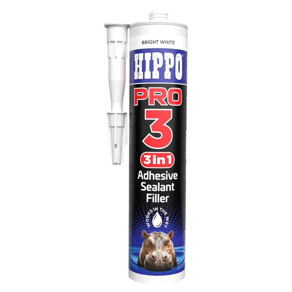 HIPPO PRO3 SEALANT & ADHESIVE WHITE 290ML