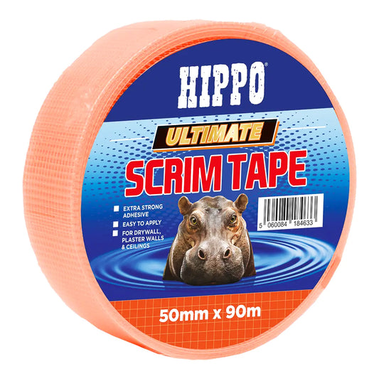 HIPPO ULTIMATE PLASTER SCRIM TAPE 50MM X 90M