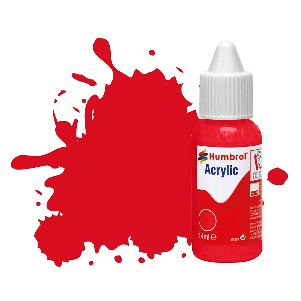HUMBROL 14ML GLOSS BRIGHT RED NO.19