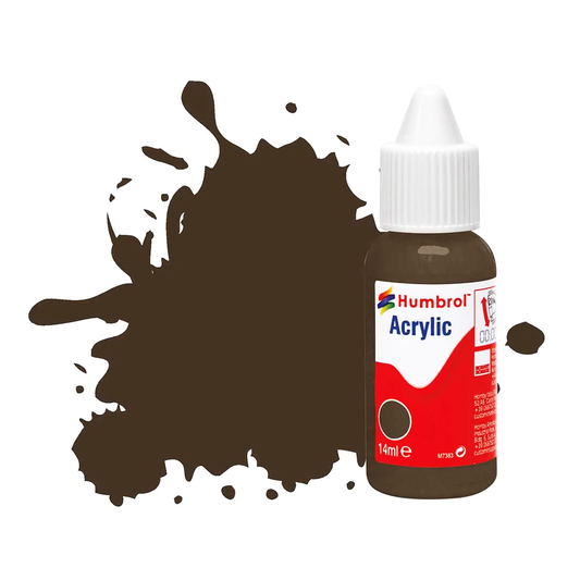 HUMBROL 14ML GLOSS SERVICE BROWN NO.10