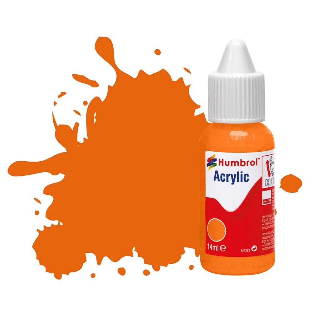 HUMBROL 14ML ORANGE NO.18