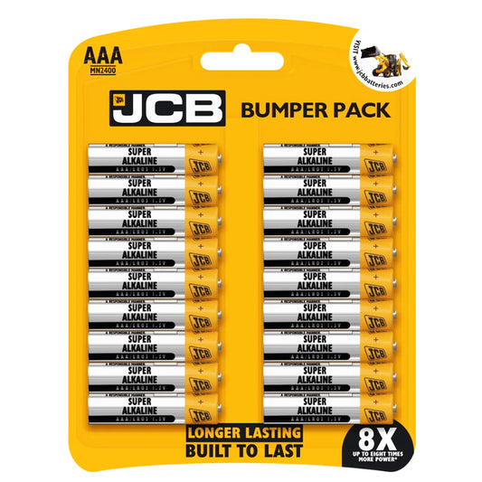 JCB BUMPER PACK OF 18 AAA BATTERIES