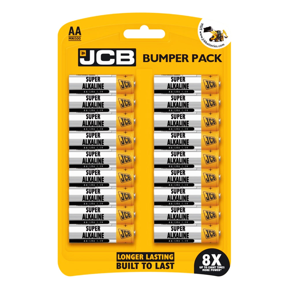 JCB BUMPER PACK OF 18 AA BATTERIES