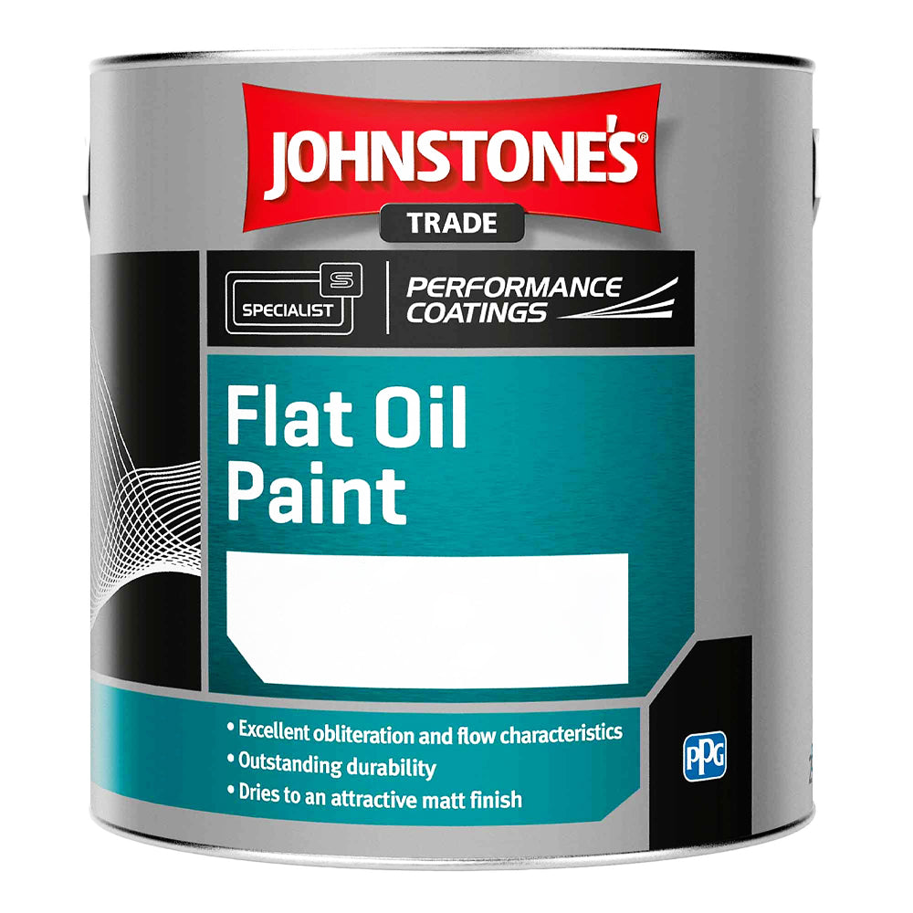 JOHNSTONES FLAT OIL WHITE 2.5L