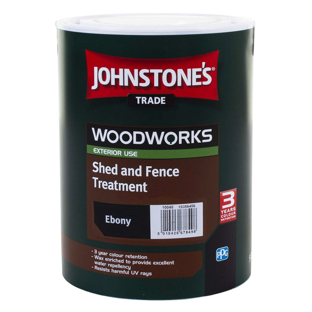 JOH SHED & FENCE EBONY 5LT