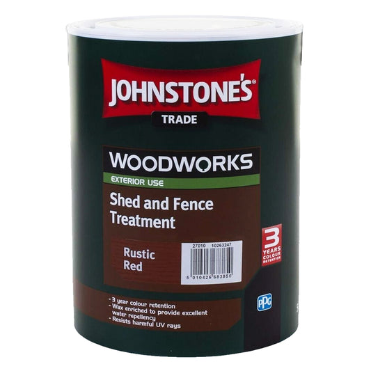 JOH SHED & FENCE RUS RED 5LT