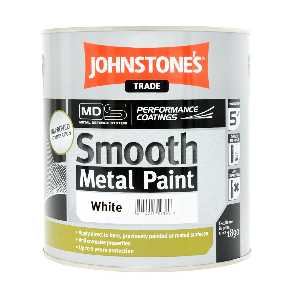 JOH SMOOTH METAL PAINT WHITE 2.5L