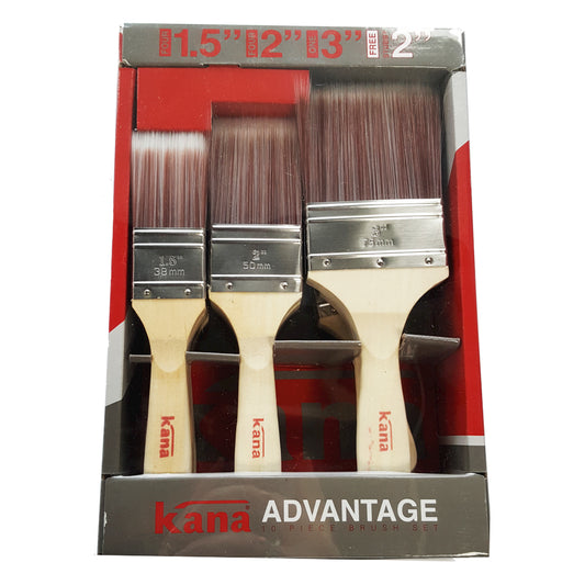 KANA ADVANTAGE 10 PIECE BRUSH SET